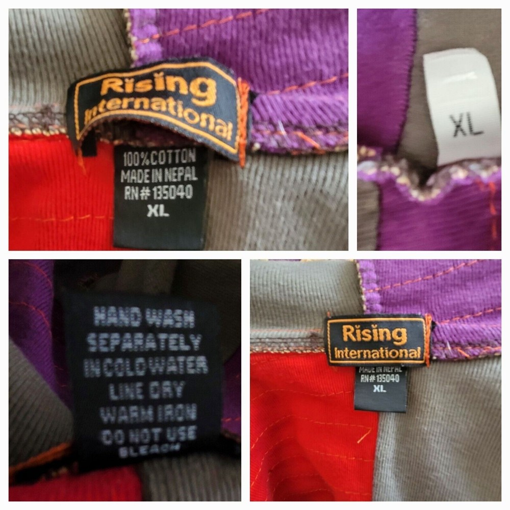 Rising International Multicolor Patchwork Jacket - image 3